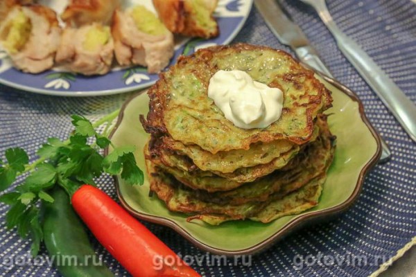 Драники из картофеля с кабачками