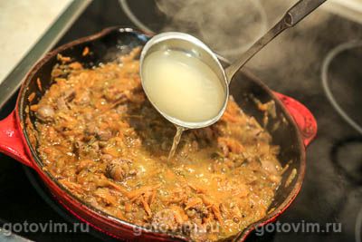 Азу с бараньими почками и картошкой