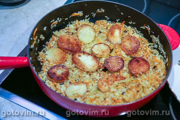 Саядия - арабский плов с рыбой и картофелем